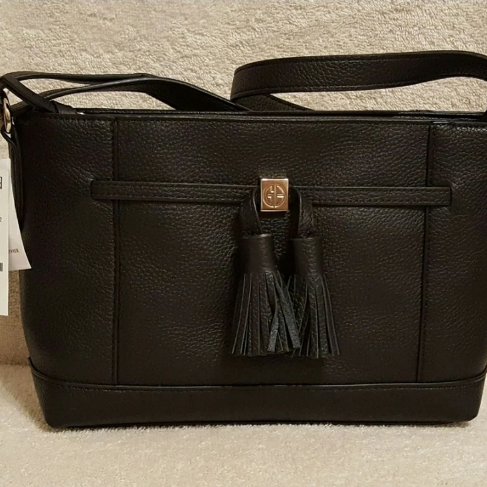 Giani Bernini's Pebble Leather Crossbody